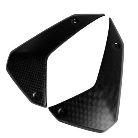 BMW R 1300 GS / A Carbon Kühlerverkleidung Radiator Covers Cache Radiateur Matt Satin 5