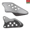 Kawasaki ZX10R ZX10-R 04-05 100% Carbon Fersenschutz Heel Plates Repose pieds 1