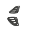 Aprilia RSV4 & Tuono Carbon Fersenschutz Heel Plates Reposes Pieds Rear Arriere 2