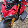 Ducati Streetfighter V4 Carbon Wings Winglets x 4 Satin.